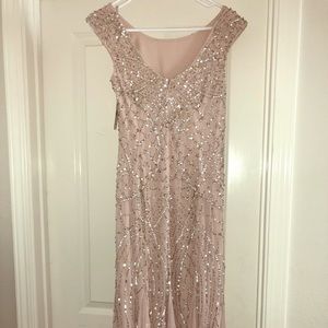 Adrianna Papell Beaded Gown NWT